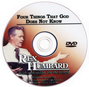Sermon: "Four Things That God Does Not Know" (DVD)
